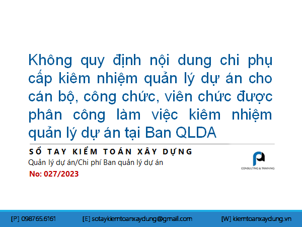 Cách Tính Phụ Cấp Kiêm Nhiệm Quản Lý Dự Án và Quy Định Pháp Luật