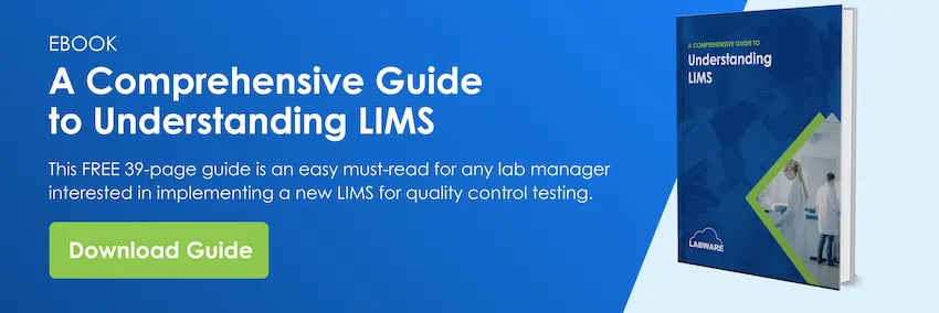 Ảnh minh họa giao diện LIMS thể hiện các chỉ số KPI quan trọng của phòng thí nghiệm