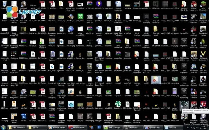 Giao diện thư mục được sắp xếp khoa học, minh họa cách quản lý thư mục trong máy tính