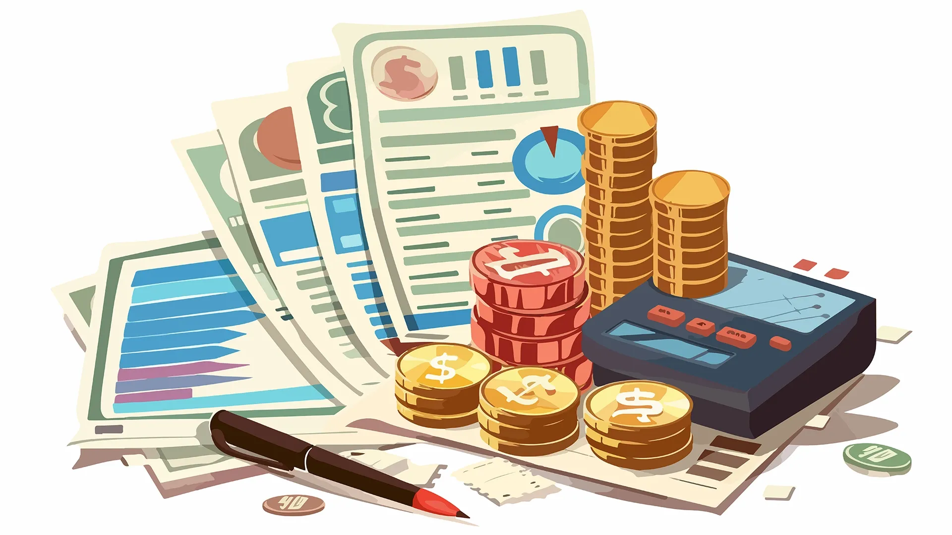 Minh họa các loại chi phí quản lý doanh nghiệp bao gồm chi phí nhân sự và vật tư