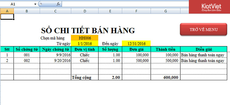 Cách Tạo File Excel Quản Lý Bán Hàng Hiệu Quả Cho Người Mới Bắt Đầu