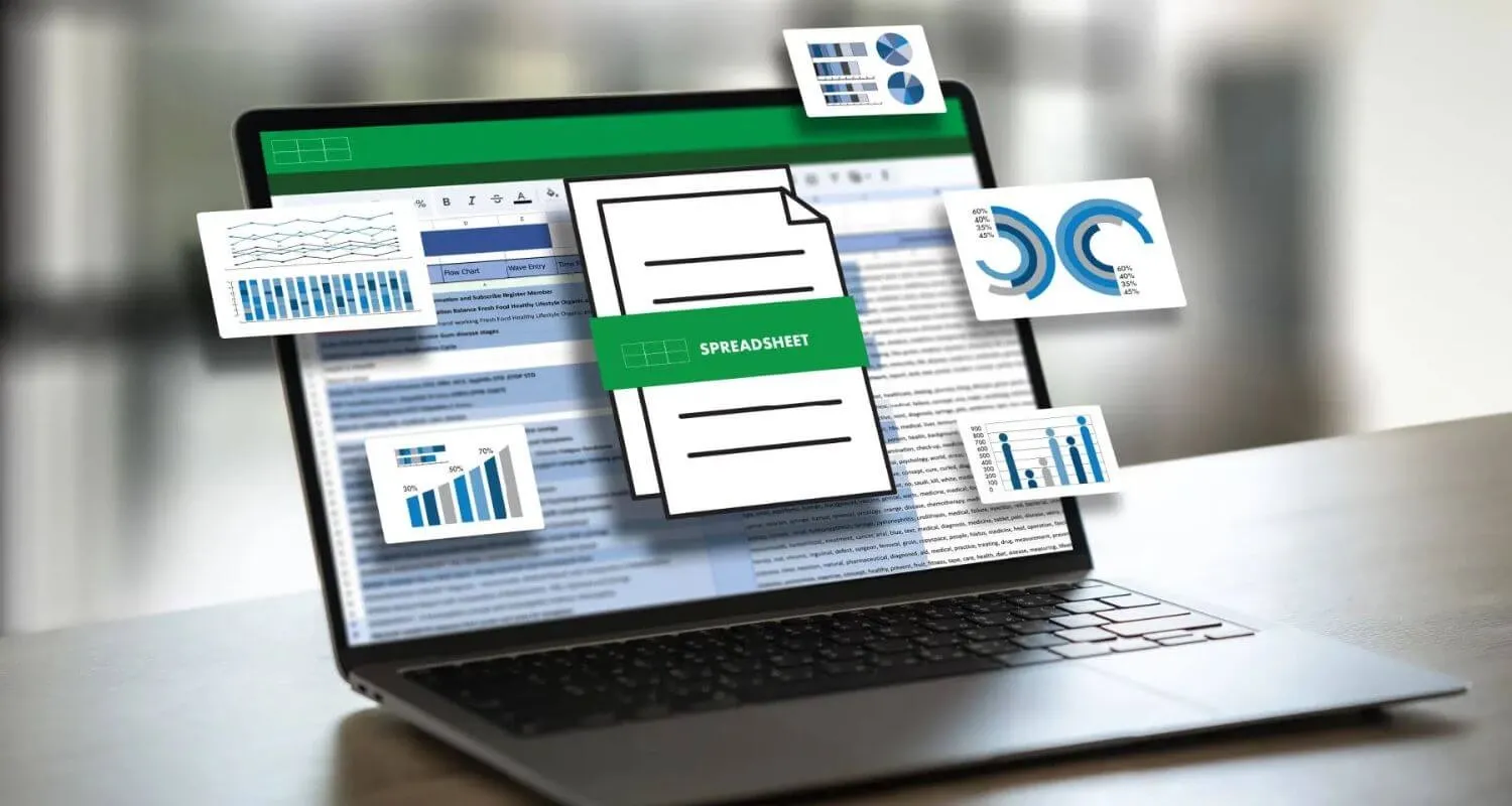 Giao diện mẫu file quản lý kho vật tư bằng Excel cơ bản