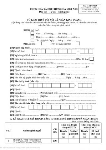 Cách Kê Khai Thuế Cho Hộ Kinh Doanh Cá Thể Hiệu Quả Nhất