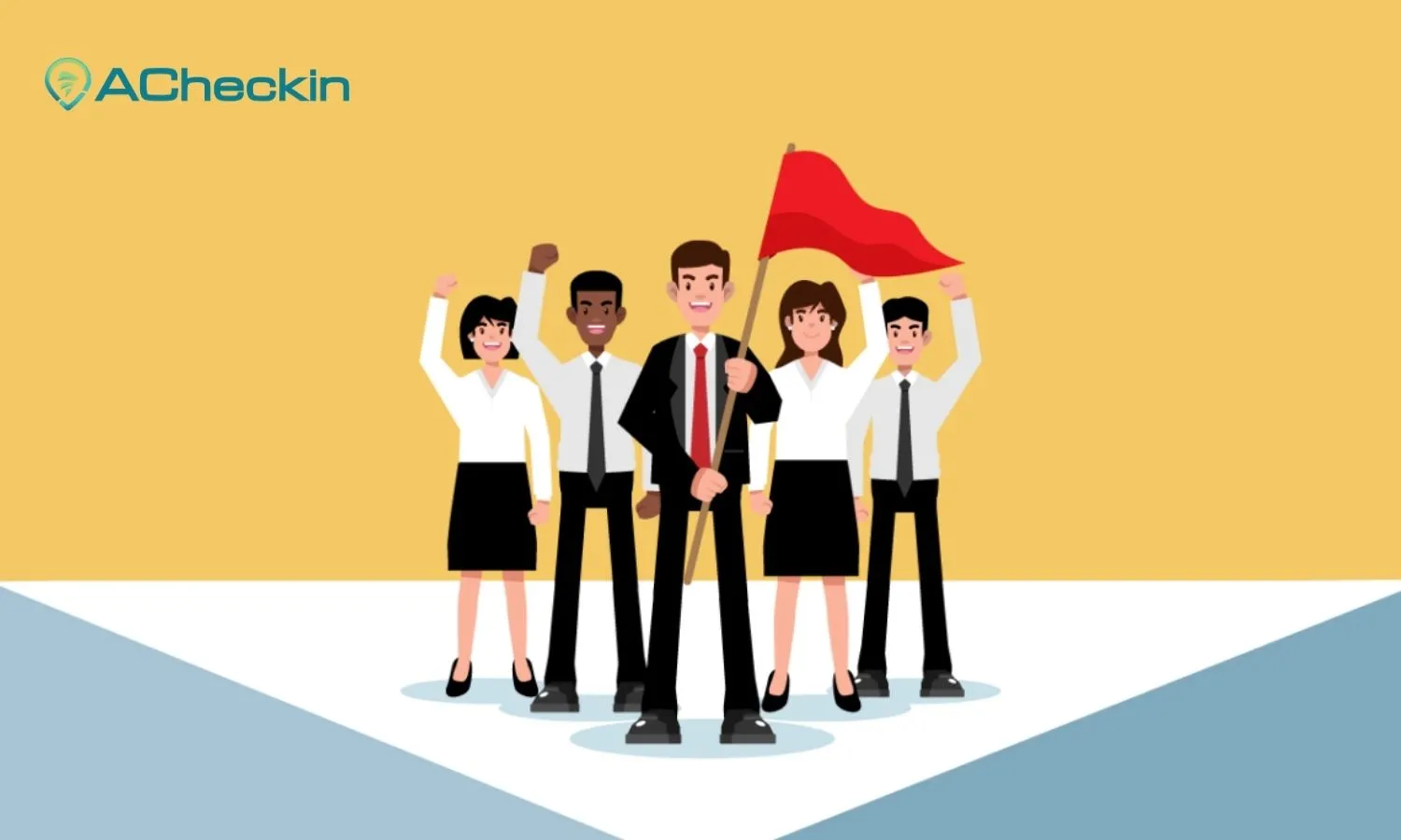 Người quản lý đang tương tác với nhân viên để chọn phong cách quản lý nhân sự phù hợp nhất với tổ chức