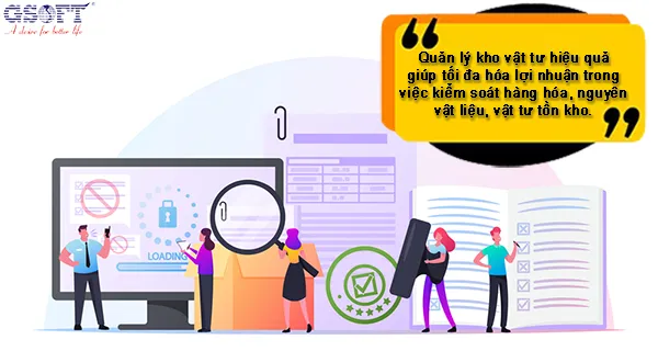 Hình ảnh minh họa lợi ích của cách quản lý kho vật tư hiệu quả