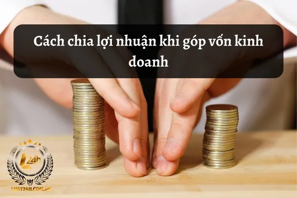 Các đối tác đang phân chia lợi nhuận khi góp vốn kinh doanh chung