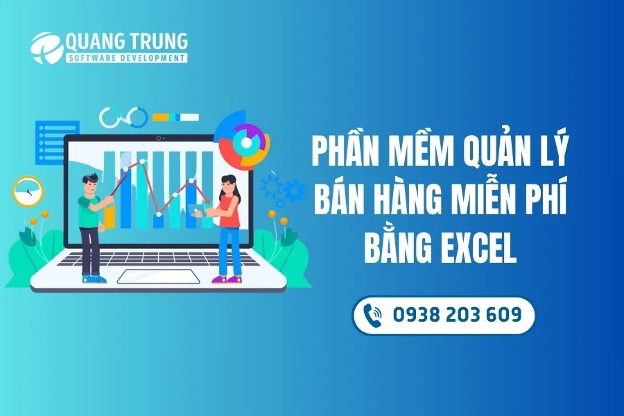 Giao diện Microsoft Excel hiển thị các công thức tính toán quản lý bán hàng