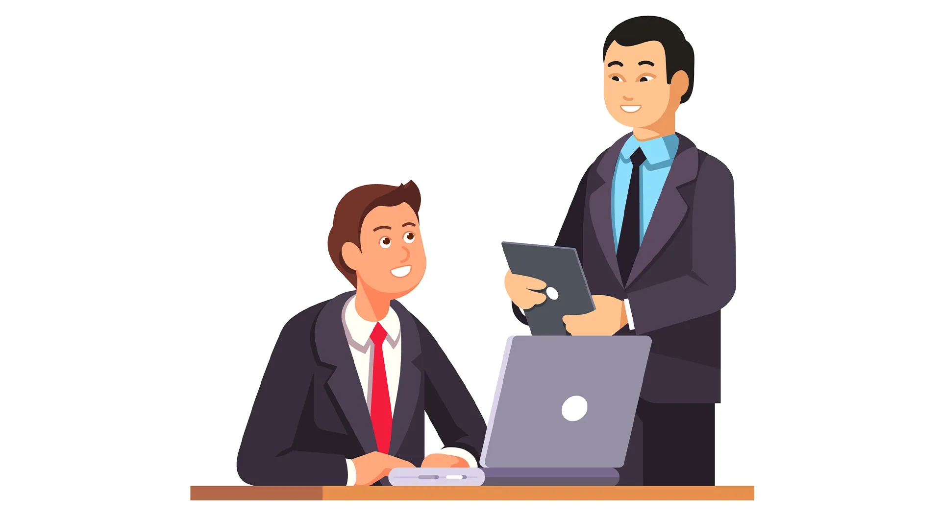 Nhà quản lý đang quan sát và lắng nghe nhân viên để thấu hiểu ý kiến và cảm xúc của họ