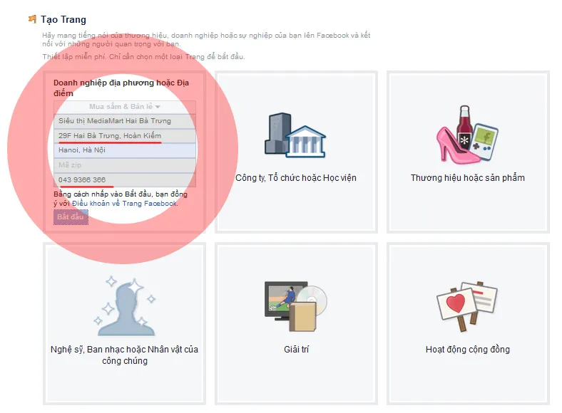 Chọn hình thức trang Fanpage Facebook bán hàng phù hợp với Thương hiệu hoặc Sản phẩm
