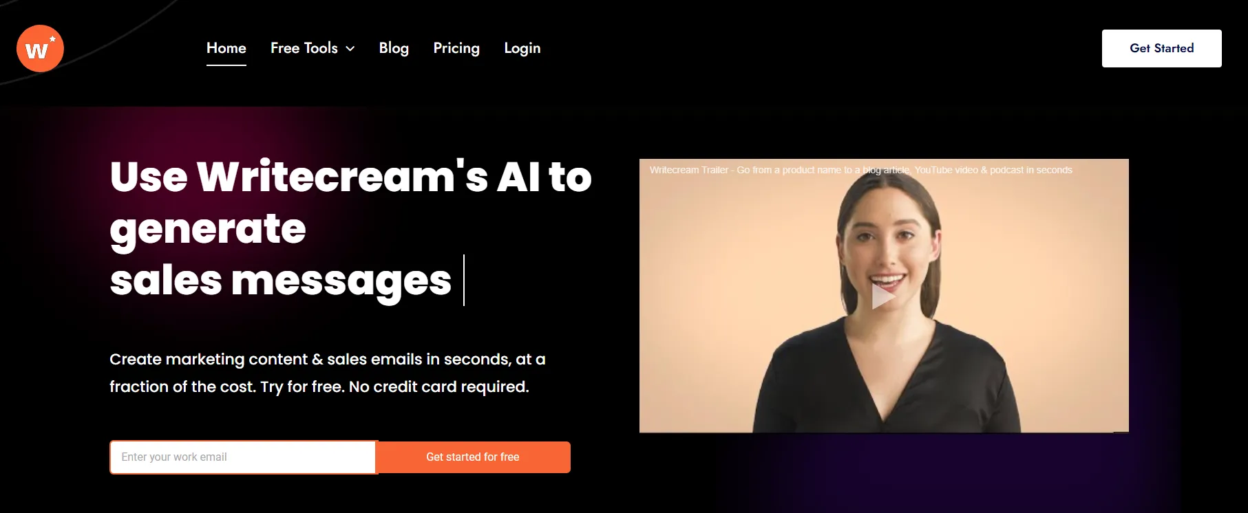 Writecream hỗ trợ tạo nội dung quảng cáo và tiếp thị trong báo cáo